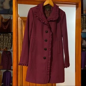 Purple pea coat